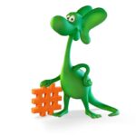 Мини вафлен конструктор Marioinex "Диплодок и котенце", 280 части - Image 4
