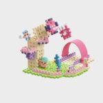 Мини вафлен конструктор Marioinex "Вълшебната кула на принцесата", 80 части - Image 6