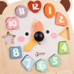Дървен образователен часовник с календар „Мече“ – 30 части - Image 4