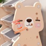 Етажерка за играчки Feelkids – Розово мече - Image 3