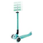 Сгъваема тротинетка със светещи дръжки ELITE GLOW LIGHTS, ментова - Image 7