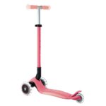 Сгъваема тротинетка със светещи дръжки ELITE GLOW LIGHTS, цвят корал - Image 8