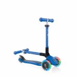 Сгъваема тротинетка със светещи колела, Globber Junior - 2+ г., синя - Image 8