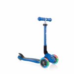 Сгъваема тротинетка със светещи колела, Globber Junior - 2+ г., синя - Image 10
