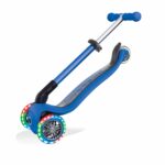 Сгъваема тротинетка със светещи колела, Globber Junior - 2+ г., синя - Image 2
