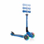 Сгъваема тротинетка със светещи колела, Globber Junior - 2+ г., синя - Image 5