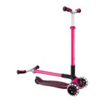 Сгъваема тротинетка за деца над 4 години GLOBBER ACE LIGHTS, розова - Image 4