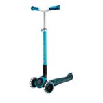 Сгъваема тротинетка за деца над 4 години GLOBBER ACE LIGHTS, синя