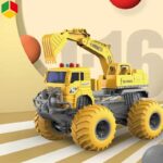 Строителен багер със звукови и светлинни ефекти, RC 1:16 - Image 3