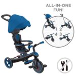 Триколка 4 в 1 GLOBBER EXPLORER TRIKE със сенник в кралско син цвят - Image 7