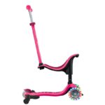 Тротинетка 4 в 1 GLOBBER GO UP SPORTY LIGHTS 360° - розова - Image 3