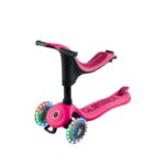 Тротинетка 4 в 1 GLOBBER GO UP SPORTY LIGHTS 360° - розова - Image 6