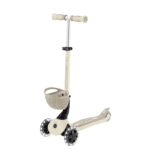 Тротинетка 5 в 1 GLOBBER BABY LEARN 360° FLASH LIGHTS - бежова - Image 3