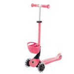 Тротинетка 5 в 1 GLOBBER GO UP BABY LEARN 360° FLASH LIGHTS, розова - Image 5