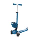 Тротинетка 5 в 1 GLOBBER GO UP BABY LEARN 360° FLASH LIGHTS, тъмно синя - Image 5