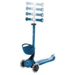 Тротинетка 5 в 1 GLOBBER GO UP BABY LEARN 360° FLASH LIGHTS, тъмно синя - Image 3