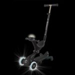 Тротинетка 5 в 1 GLOBBER GO UP DELUXE LIGHTS 360° - черна - Image 2
