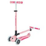 Тротинетка с родителски контрол GO UP DELUXE LIGHTS, пастелно розова - Image 4