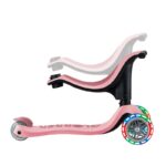 Тротинетка със седалка 4 в 1 GLOBBER GO UP SPORTY LIGHT - пастелно розова - Image 3