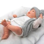 Усмихната кукла-бебе Даниела с възглавничка и аксесоари - 45 см - Image 3