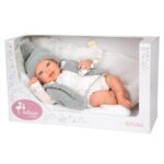 Усмихната кукла-бебе Даниела с възглавничка и аксесоари - 45 см - Image 2