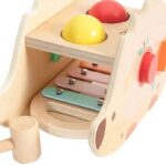 Дървен таралеж за сортиране, музика и игра – 9 части - Image 6