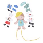 Игра за нанизване „Професии“ – 28 части, за момиче